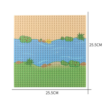 Piastra di base di seabeach: 32x32 Small Dot Board - Compatibile con blocchi classici fai -da -te, ideale per i blocchi da costruzione da pareti giocattoli