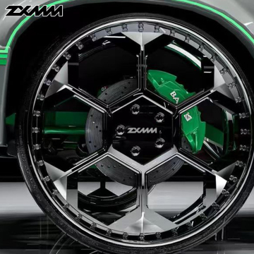 3-Piece Forged Alloy Car Chrome Rims 5x114.3 5x120 5x130 for C10, Cadillac, Ford F150 - 20 to 28 Inch Wheels
