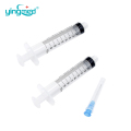 1 2 3 ml Seringe d&#39;injection de prise dentaire alimentaire