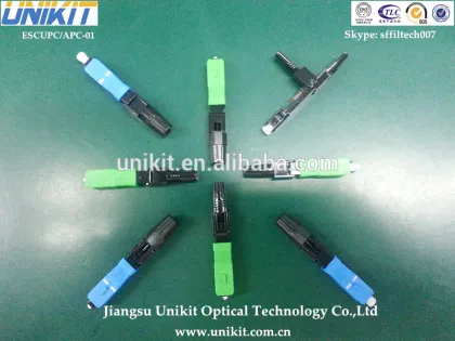 Low insertion loss FTTx sc/apc fast connector ,fast field assembly connector ,fiber optic assembly