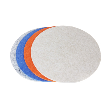 Stylish 100% Polyester Fiber Round PET Acoustic Panels for Suspended Ceilings and Soundproofing