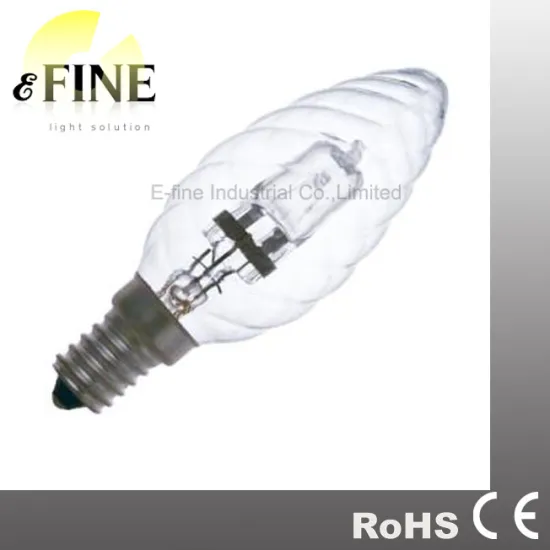 C35 twisted halogen bulb 28W