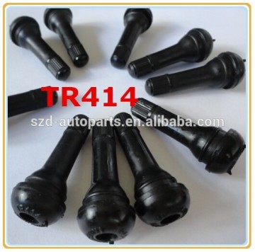 TR414 Tubeless Tire Valves / Natural Rubber Car Tire Valves / Snap-in Tire valves TR414