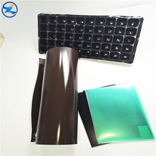 Printing PET sheet colored glossy films
