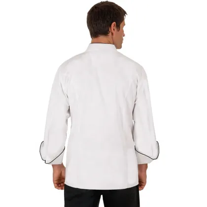 Black Chef Jacket with Short Sleeves: Latest Design for Chef Uniforms