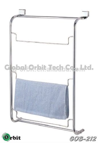 Bathroom accessories towel storage stand wall mounted metal towel rack