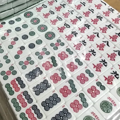 Customised Mahjong USA Singapore Malaysia Hand Rubbed Mahjong Set