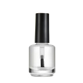 Frosted Matte Black UV Gel Nail Polish Bottle