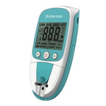 글루코 A1C 리튬 배터리 HBA1C 분석기