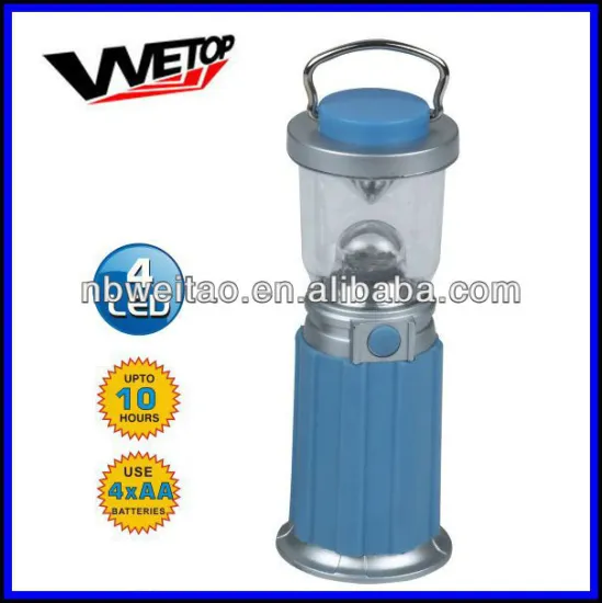 battery operated LED camping light WTE-8017 Ningbo Weitao