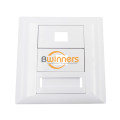 ซ็อกเก็ตผนังไฟเบอร์สีขาว ABS