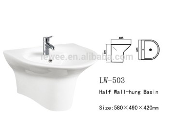 hand painted ceramic sink ,small bathroom tap basin