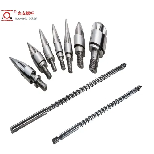 Ang corrosion-resistant pipe foam screw at silindro bariles para sa iniksyon