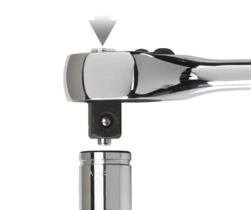 Yuhang 1/4-Inch Drive 72-Tooth Polished Quick Release Ratchet