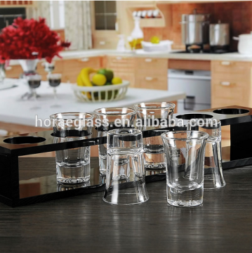 lead free crystal shot glass cup 6 cups / 40ML, for home and barware