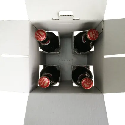 Low Price 4 Pack Bottles Beer Paper Box