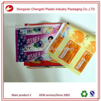 plastic long ice lolly packaging bag popsicle bags