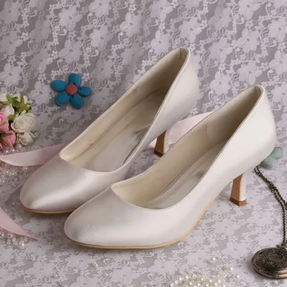 Satin Purple Shoes Heels Shoes Wedding Shoes