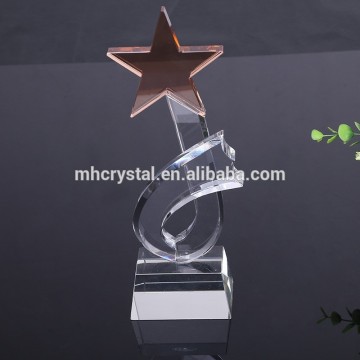 Amber Optical Crystal Star Award MH-J0632