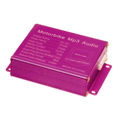 Remote Control MP3 Speaker Alarm Motorcycle Security System