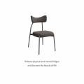 Dragonfly Shaped Dining Chair Luxury dining chair metal frame Factory