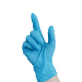 nitrile examination gloves powder free blue color