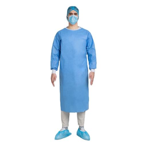 Pp Isolation Gown Disposble non sterile isolation gown Supplier