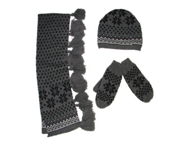 The unique character hats scarf and gloves for adult