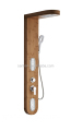 Popular Brass Mechanical and Themostatic Shower Panel with Natural Bamboo Column