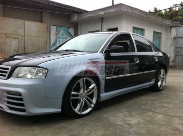 2010-2013 F10 HM Style Fiber Glass Side Skirts For BMW 5 Series