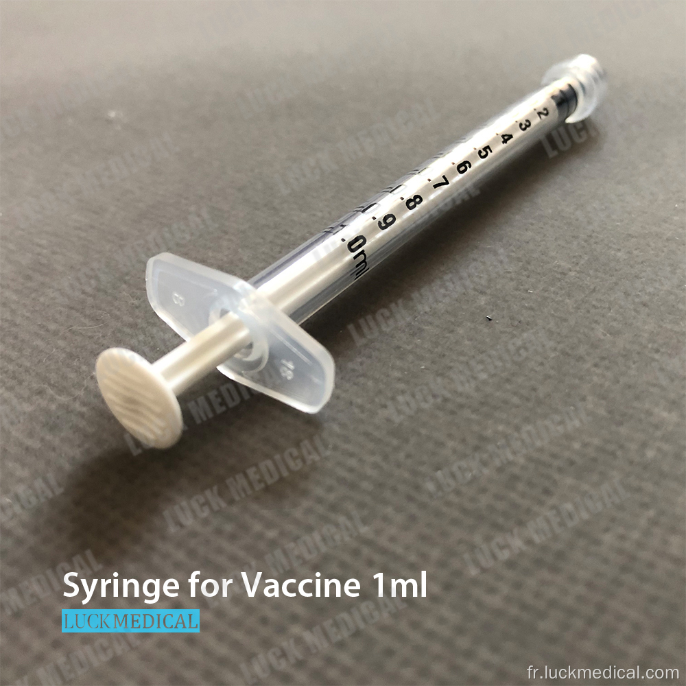 Stéringe d&#39;injection de vaccin covide 1 ml