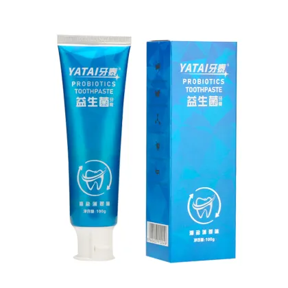Wholesale Probiotic Sea Salt Mint Baking Soda Toothpaste for Whitening and Oral Care