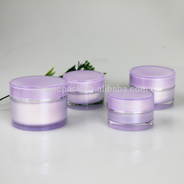 acrylic material 15g 30g 50g 80g empty cream clear plastic jar