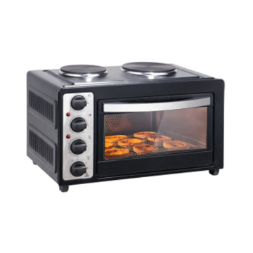 Combination Oven: Built-in Electric Cupcake Ovens Featuring Stainless Hotplates