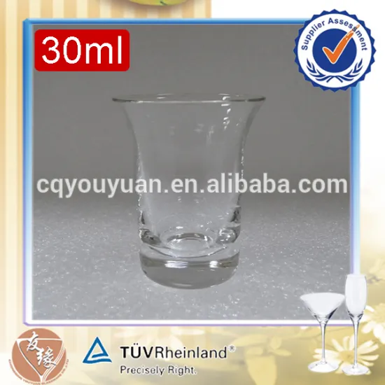 glass drinkware type handmade 1oz tequila rum special shaped shot glass wholesale