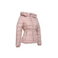 Ladies nice petal style jacket with detachable hood