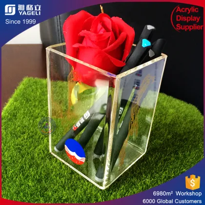 Manufacturer in China colorful acrylic pen holder