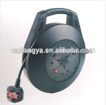 U.K 3-0utlet extension cable reel (50m)