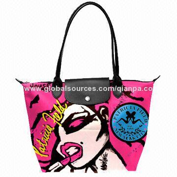 Ladies' Reusable Canvas Shopping Bags, Various Colors are Available, Reusable
