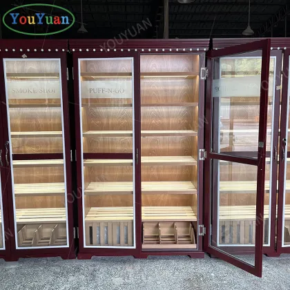 Cherry Cigar Cabinet Electric Cigar Humidors