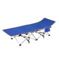 Letto di lettino pieghevole pieghevole a cornice in metallo leggero