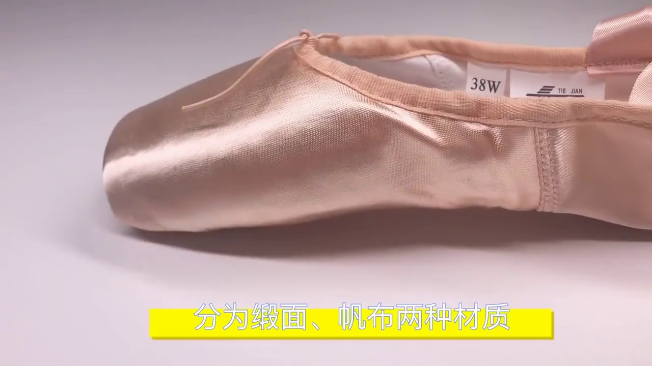 Professional Pointe Ballet Shoes in Shiny Satin Rose Gold for Girls and Adults