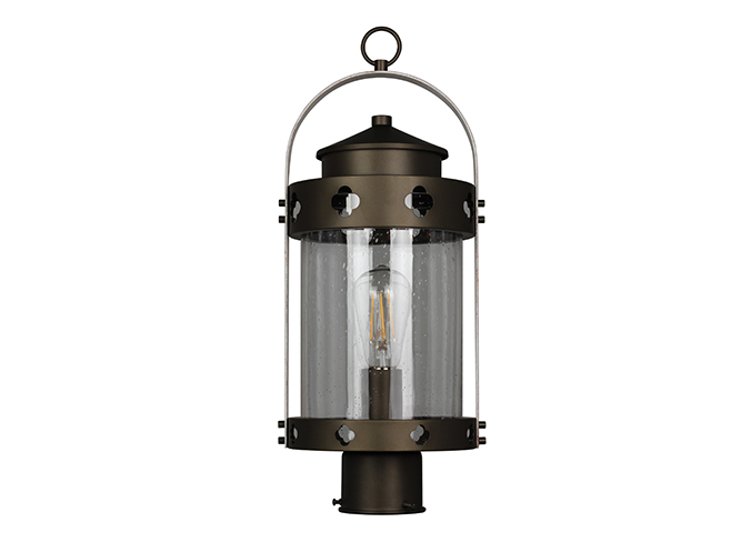 Zdo 5836p 1m Orb Garden Post Lamp