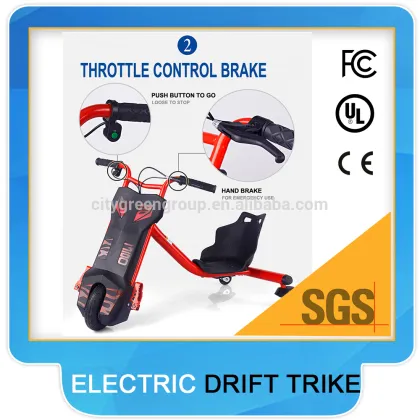 Children toys 3 wheels drift trike electric for racing fun