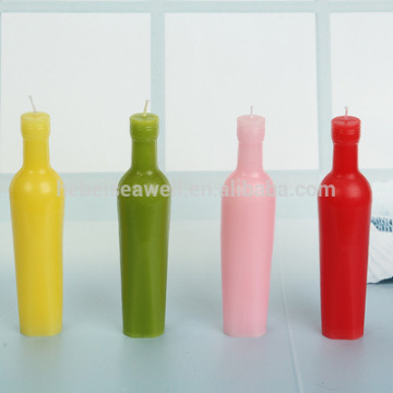 colorful Bar decoration beer bottle shape candle