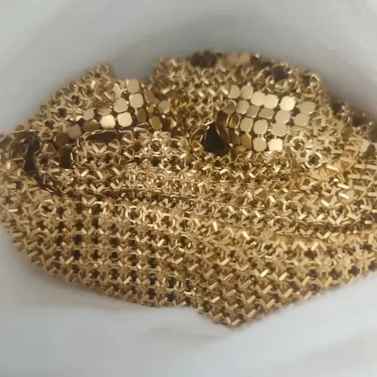 Aluminum Wire Mesh Curtain - Chain Mail Metal Mesh