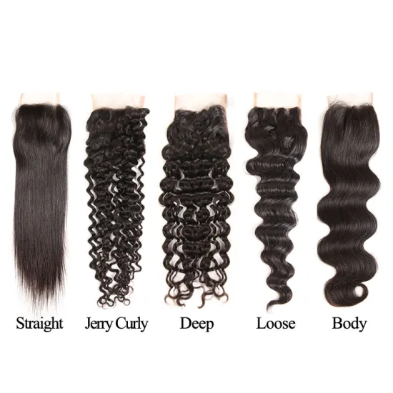 Swiss Lace Closure And Frontal Wholesale Brazilian Virgin Cuticle Aligned  13*4 4*4 3.5*3.5 13*6 Closure