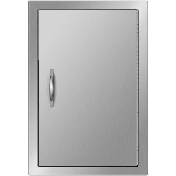 Hyxion BBQ Double Access Door W30''XH21'' Outdoor Kitchen Door Stainless Steel Grill  for BBQ Island Grilling Station