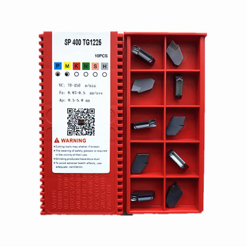 Εργαλεία CNC τόρνους: Σειρά SP Series &amp; TG Series Inserts για στροφή και αυλάκωση