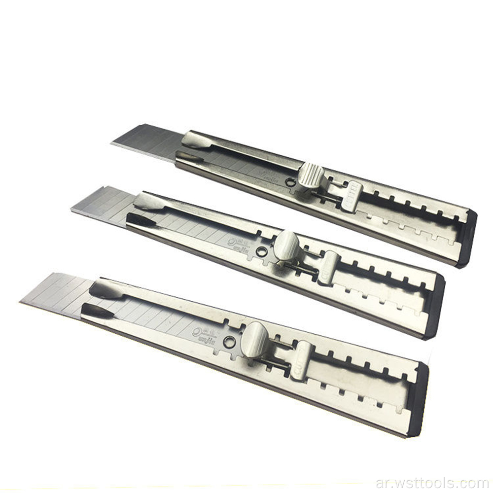 سكين متعدد الاستخدامات قابل للسحب ، قاطع صندوق متعدد الاستخدامات